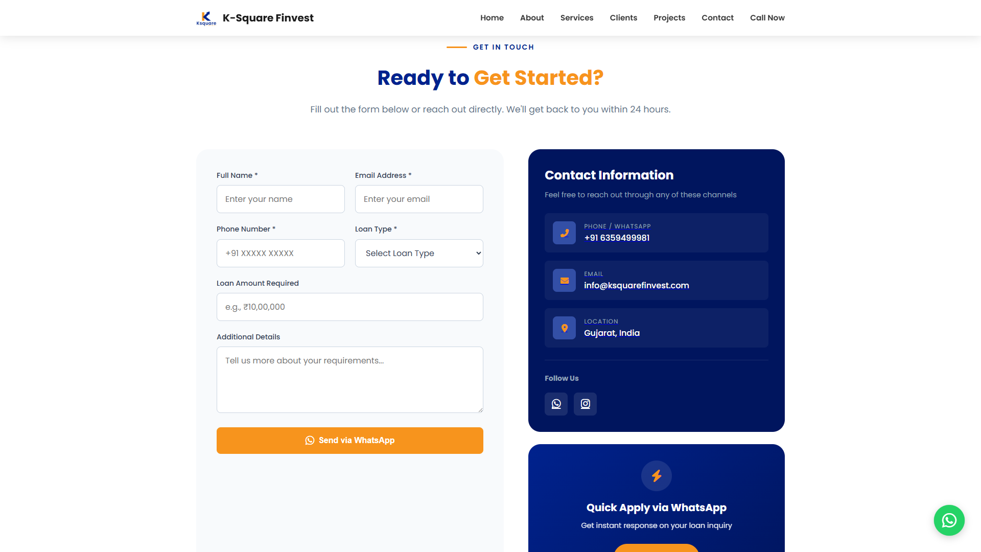 Ksquare Finvest Portfolio